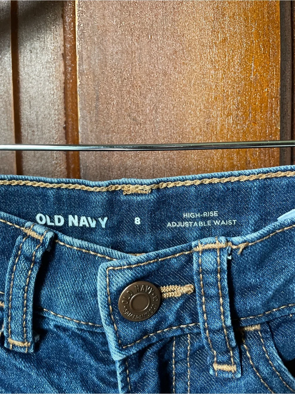 Old Navy girls size 8 denim high rise shorts